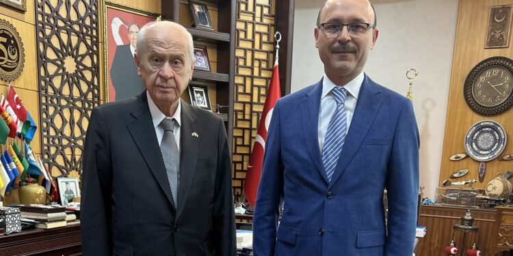 Genel Başkan Talip Geylan MHP Genel Başkanı Sayın Devlet Bahçeli’yi Ziyaret Etti. 